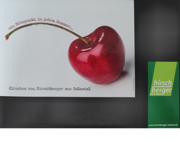 © Karton Kirschen von Hirschberger